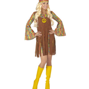 Jordens Hippie Kjole Kostume