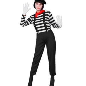 Klassisk Mime Kostume