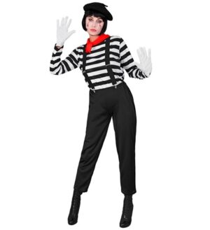 Klassisk Mime Kostume