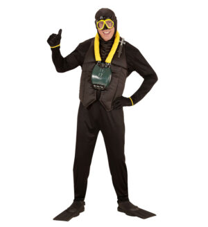 Scuba Diver Kostume Sort