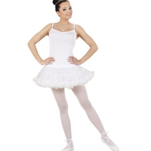 Smuk Hvid Ballerina Kostume