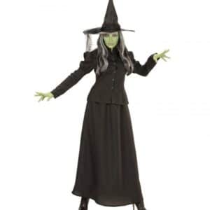 Sort Gammel Heks Kostume