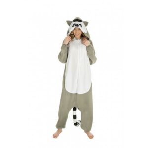 Vaskebjørn Onesie Teen Kostume