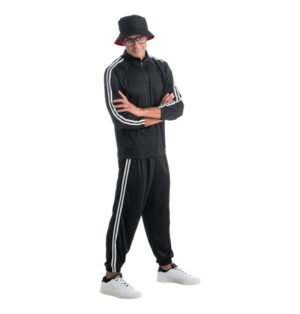 90'er Rapper Kostume Sort