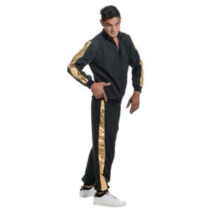 90'er Rapper Kostume Sort/Guld