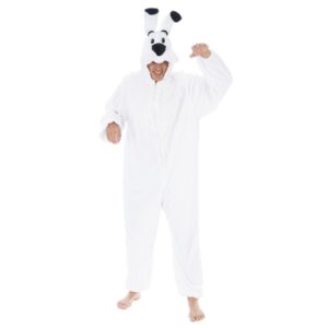 AsterixÂ® Idefix Onesie Kostume Hvid