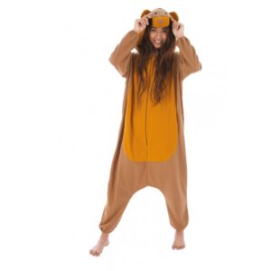 Bjørn Onesie Kostume Brun