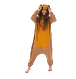 Bjørn Onesie Kostume Brun