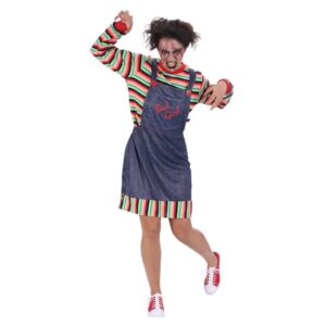 Chucky Kjole Kostume