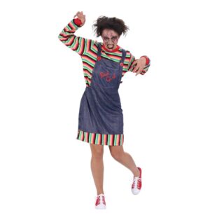 Chucky Kjole Kostume