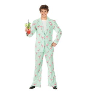 Flamingo Jakkesæt Kostume