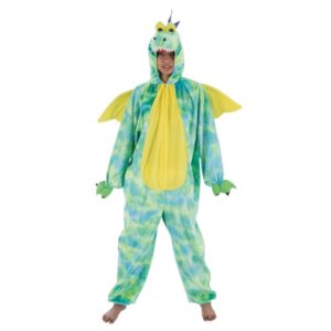 Grøn Drage Kostume