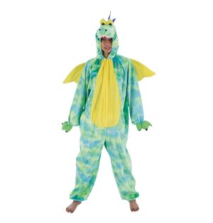 Grøn Drage Kostume