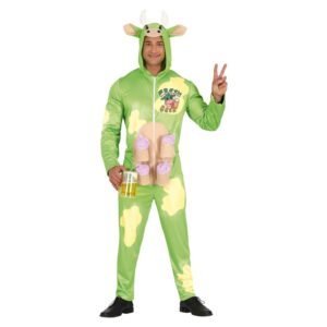 Øl Ko Kostume Grøn