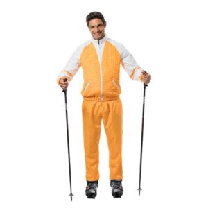 Retro Skidragt Kostume Gul