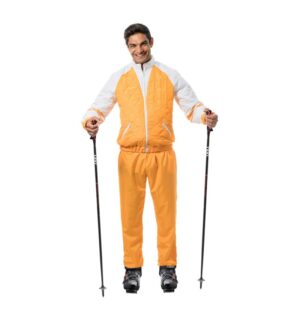 Retro Skidragt Kostume Gul