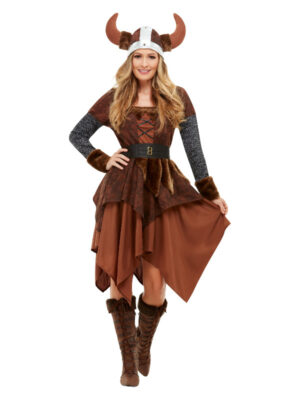 Vikingens Dronning Kostume