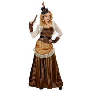 Stribet Steampunk Kostume