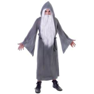 Troldmands Kostume Grå