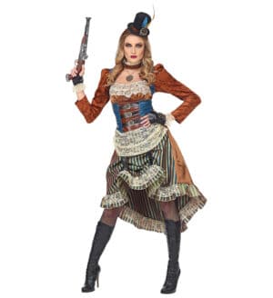 Viktoriansk Steampunk Kostume