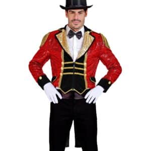 Cirkusdirektør Showjakke Kostume Rød