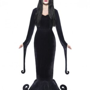 Gotisk Morticia Kostume