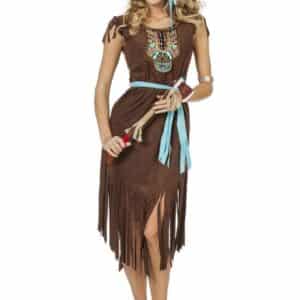 Indianer Skønhed Deluxe Kostume