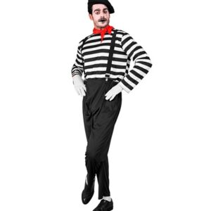 Klassisk Mime Kostume