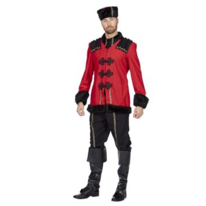 Kozak Kriger Kostume Rød/Sort