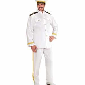 Marineofficer Kostume Hvid