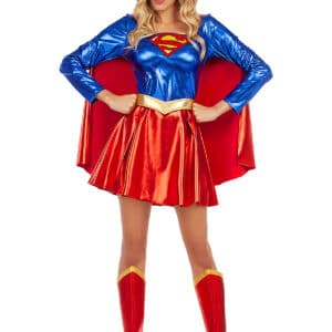 SupergirlÂ® Kostume Metallisk