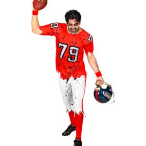 Amerikansk Zombiefodboldspiller Kostume