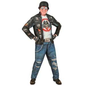 Motorcykel Punk Kostume