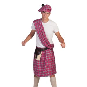 Highlander Kostume Lyserød