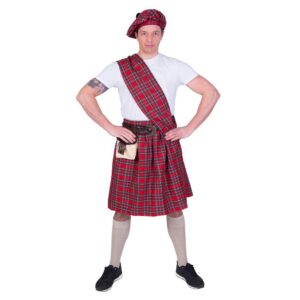 Highlander Kostume Rød