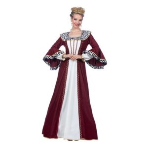 Luksus Dronning Kjole Kostume