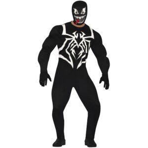 Giftig Superskurk Kostume Sort