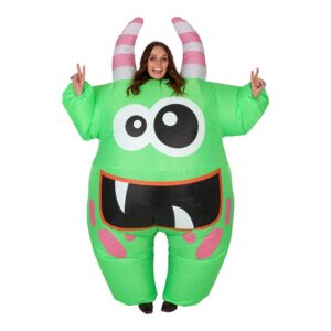 Oppusteligt Monster Kostume Grøn