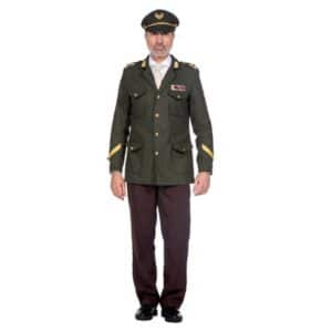 Grøn Militærofficer Jakke Kostume