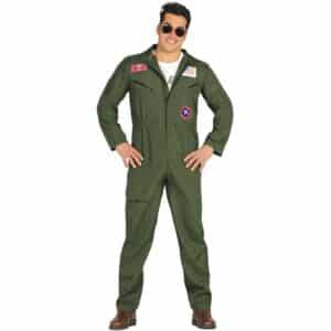 Jagerpilot Heldragt Kostume Grøn