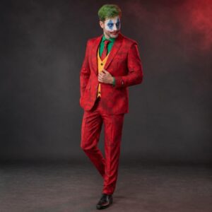 The JokerÂ® Jakkesæt Kostume Rød