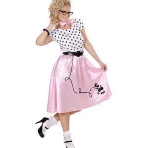 50'er Puddel Pige Kostume